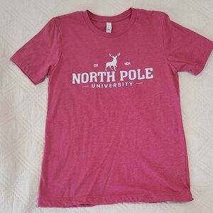 Raspberry "North Pole University" Tee